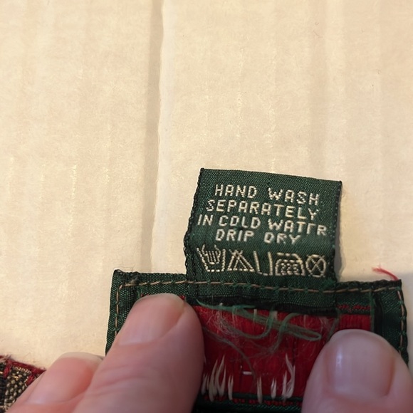 RARE! VTG-Papy Boez-80’s/90’s-S/M-Brown& black plaid,embroidered,patchwork,dress - Picture 12 of 16